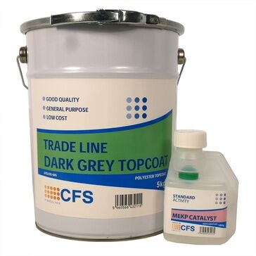 Trade Line Topcoat - Dark Grey