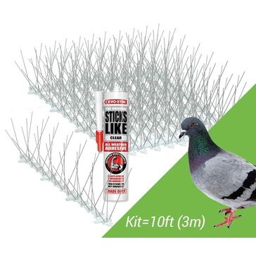 Sticks Like Sh - T Plastic Pigeon Spikes Kit