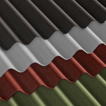 RoofTrade Corrugated Bitumen Roofing Sheet - 2000mm x 930mm x 2.2mm