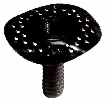 EPDM Circular Roof Outlet (Perforated Flange)