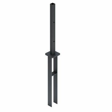 Guardian Fence Post Ground Spike - Black
