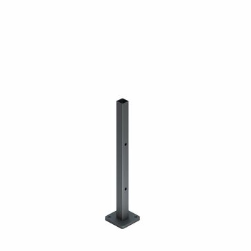 Guardian Fence Post Plate - Black