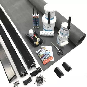 Classic Bond EPDM Rubber Flat Roof Kit - 1.2mm Thick