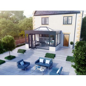 Atlas Aluminium Double Glazed Ultra Slim Modern Roof Lantern