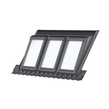 VELUX GPU SA0W31101 Mini Dorm Top Hung Triple White Maintenance-Free