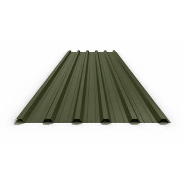 PVC Plastisol Coated Steel Box Profile Roofing Sheet (32/1000 Forward) - Cut to Length