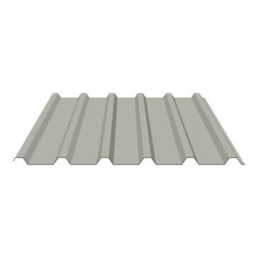 PVC Plastisol Coated Steel Box Profile Roofing Sheet (32/1000) - Cut to Length