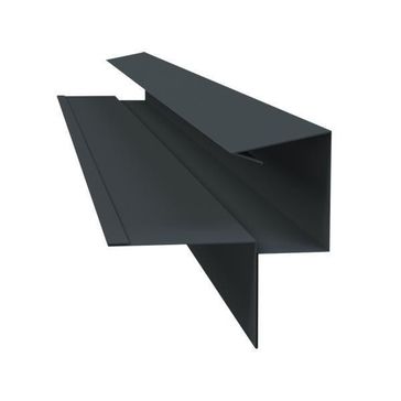 Kytun (T2) Aluminium Dry Verge Trim For Tile Roofs - 3m (Pack of 4)