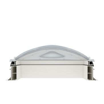 Coxdome AOV Polycarbonate Dome (Human Access) - 160mm Vertical Upstand