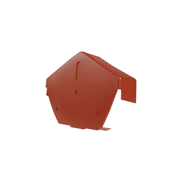 Timloc Universal Angled Ridge Cap - Red (Box of 10)