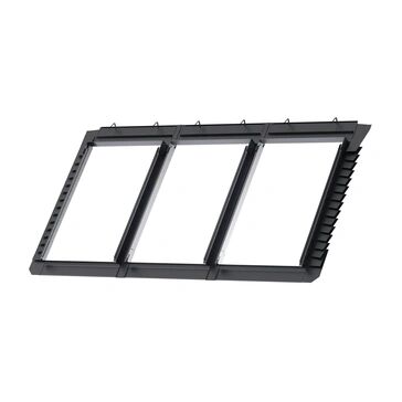 VELUX EBP CK04 4031B2 Plain Tile Pro+ Triple Integrated Side-by-side Flashing 18mm Gap - White - 55cm x 98cm
