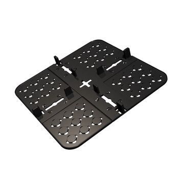 DEKS Landscaping Outdoor Tile levelling paving plate - 10 pcs Square Polypropylene Black 200mm