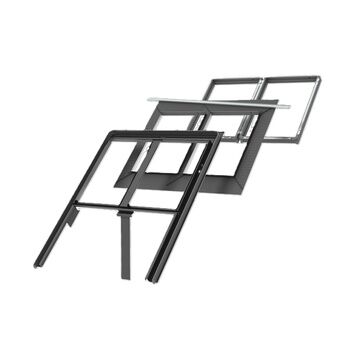 VELUX EFW MK08 2032E Tile Flashing, Triple Install VFE/VIU, Grey, 100mm Gap, +BDX, 78cm x 140cm