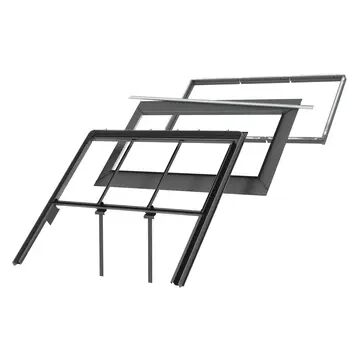 VELUX EFW MK12 2032B Tile Flashing, Triple Install VFE/VIU, Grey, 18mm Gap, +BDX, 78cm x 180cm