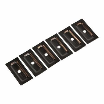 Redland Half Round Clamping Plates - Pack of 6