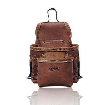 Leathercraft Brown Oil Tan 2 Pocket Pouch