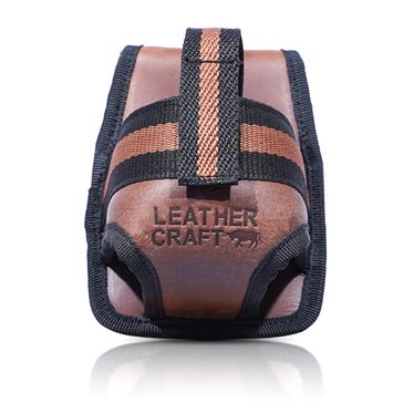 Leathercraft Brown Oil Tan Tape Holder