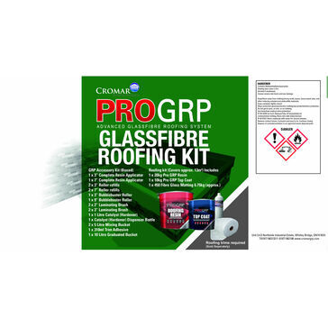 Cromar ProGRP Advanced Glassfibre Roofing Kit - 13m²
