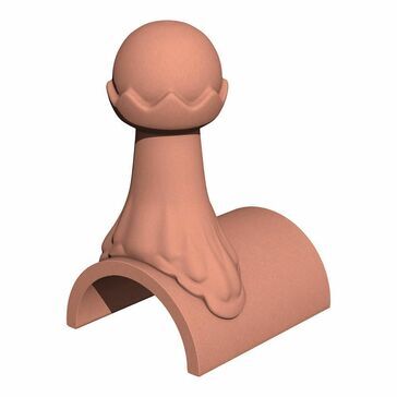Marley Clay Ball Top Finial Only- 305mm