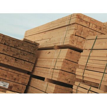 47mm x 50mm Planed Carcassing Regularised 4 Eased Edges Treated FSC - 44mm x 44mm