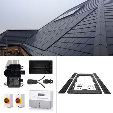 Plug-In Solar 680W New Build In-Roof (BIPV) Solar Power Kit for Part L Building Regulations