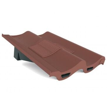 Manthorpe GTV-DP Double Pantile In-Line Roof Tile Vent - Antique Red