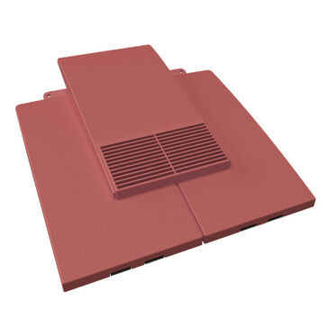 Manthorpe GTV-PT In-Line Plain Tile Vent - Antique Red