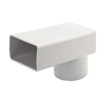 Areco Flat Roof Parapet Wall Pipe Drain Adaptor - 100mm x 65mm
