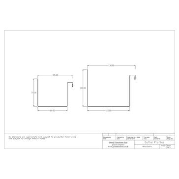 Stainless Gutta 135º Box Corner