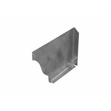 Stainless Gutta Stainless Large Ogee Gutter - Stop End Left