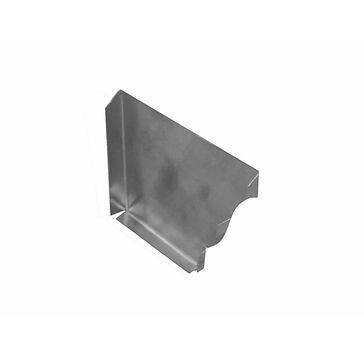 Stainless Gutta Stainless Large Ogee Gutter - Stop End Right