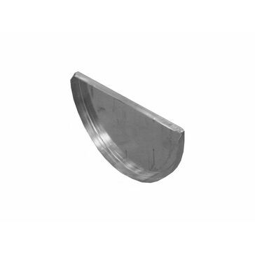 Stainless Gutta Stainless Large Half Round Gutter - Stop End