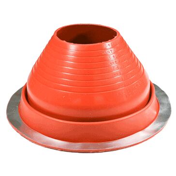 Aztec Master Flash Universal No 6 Silicone Pipe Flashing - Red (127mm - 228mm)