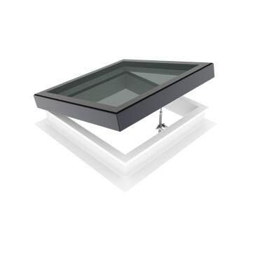 Em Glaze R5 Flat Glass Rooflight (Manual Spindle & Trickle Vents) - 800 x 1100mm