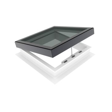 Em Glaze S8 Flat Glass Rooflight (Manual Spindle) - 1100 x 1100mm
