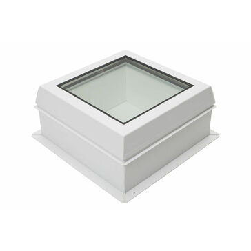 RX S2 Raylux Glass White Rooflight - 500 x 500mm (150mm Upstand)