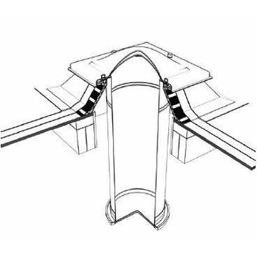 Em Tube ETFDS35-F Double Skin Tubular Skylight - 350mm Diameter
