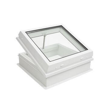 RX S8 Raylux Glass White Rooflight (Comfort Controls Kit) - 900 x 900mm (150mm Upstand)