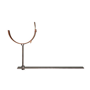 Coppa Gutta Copper Standard Half Round Bracket - Rise &amp; Fall - 125mm x 70mm