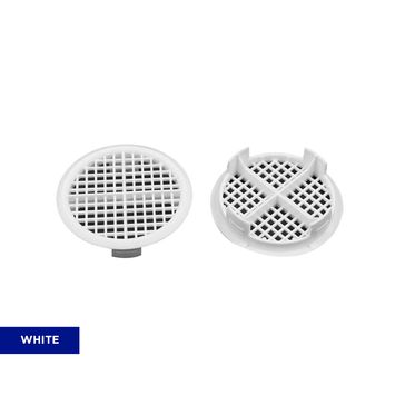 Timloc 70mm Push In Circular Soffit Roof Vents - Pack of 10