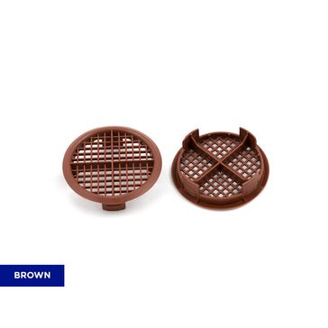 Timloc 70mm Push In Circular Soffit Roof Vents - Pack of 10