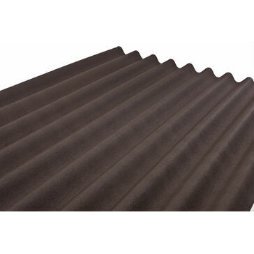 Onduline Classic Corrugated Bitumen Roofing Sheet (Brown) - 2000mm x 950mm x 3mm