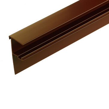 Corotherm 25mm PVC Side Flashing (Brown) - 3000mm