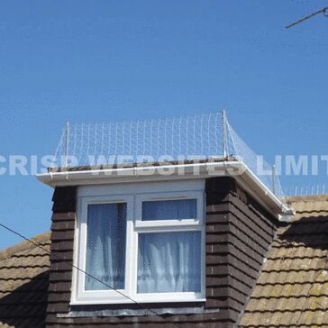 75mm Seagull Netting Dormer Roof Kit 5m x 10m Black - Large