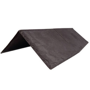 TapcoSlate Classic Artificial Slate Ridge &amp; Hip Cap Tile - Universal