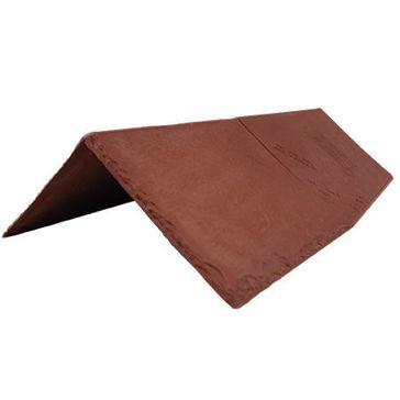 TapcoSlate Classic Artificial Slate Ridge &amp; Hip Cap Tile - Universal