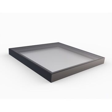 Skyway Fixed Flatglass Square Rooflight (750mm x 750mm) - Anthracite Grey