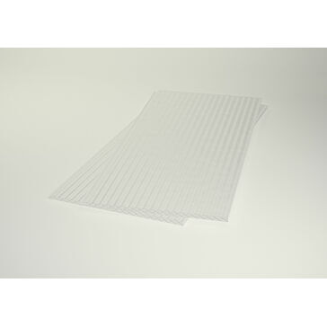 Corotherm Clickfit Easy Fit Polycarbonate Roofing Panel (Opal) - 3000mm x 500mm x 16mm