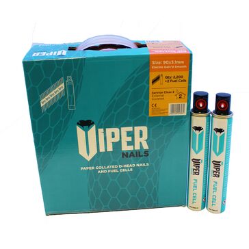 Bright Viper Nails (90x3.1mm) Bright ST Fuel Pack (2200)