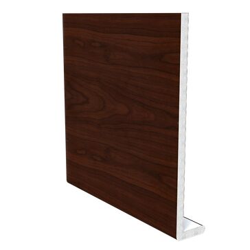 Freefoam Plain 10mm Fascia Board - Woodgrain Rosewood (5m)